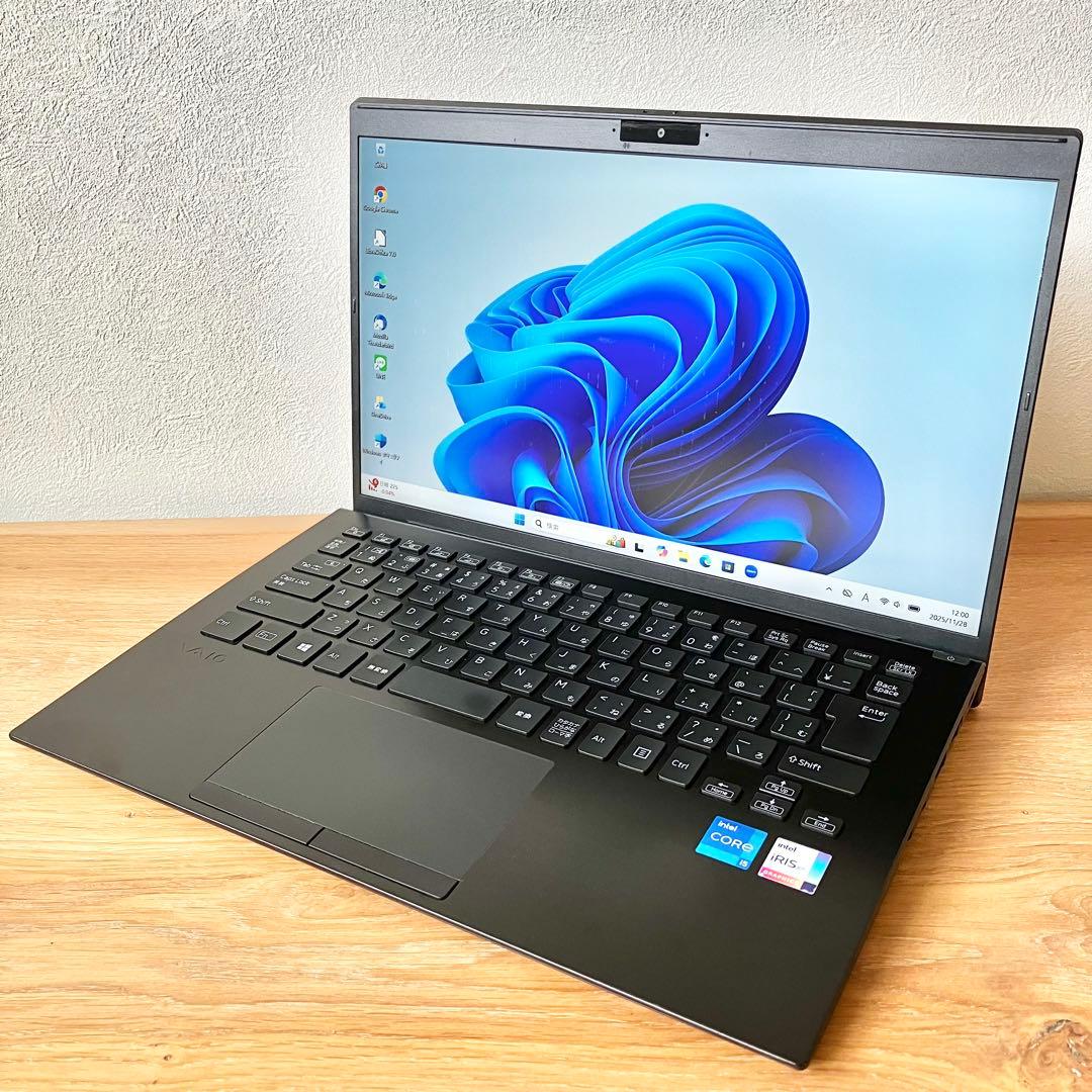 VAIO/16G/バッテリー良好/SSD/Windows11/黒/ノートパソコン
