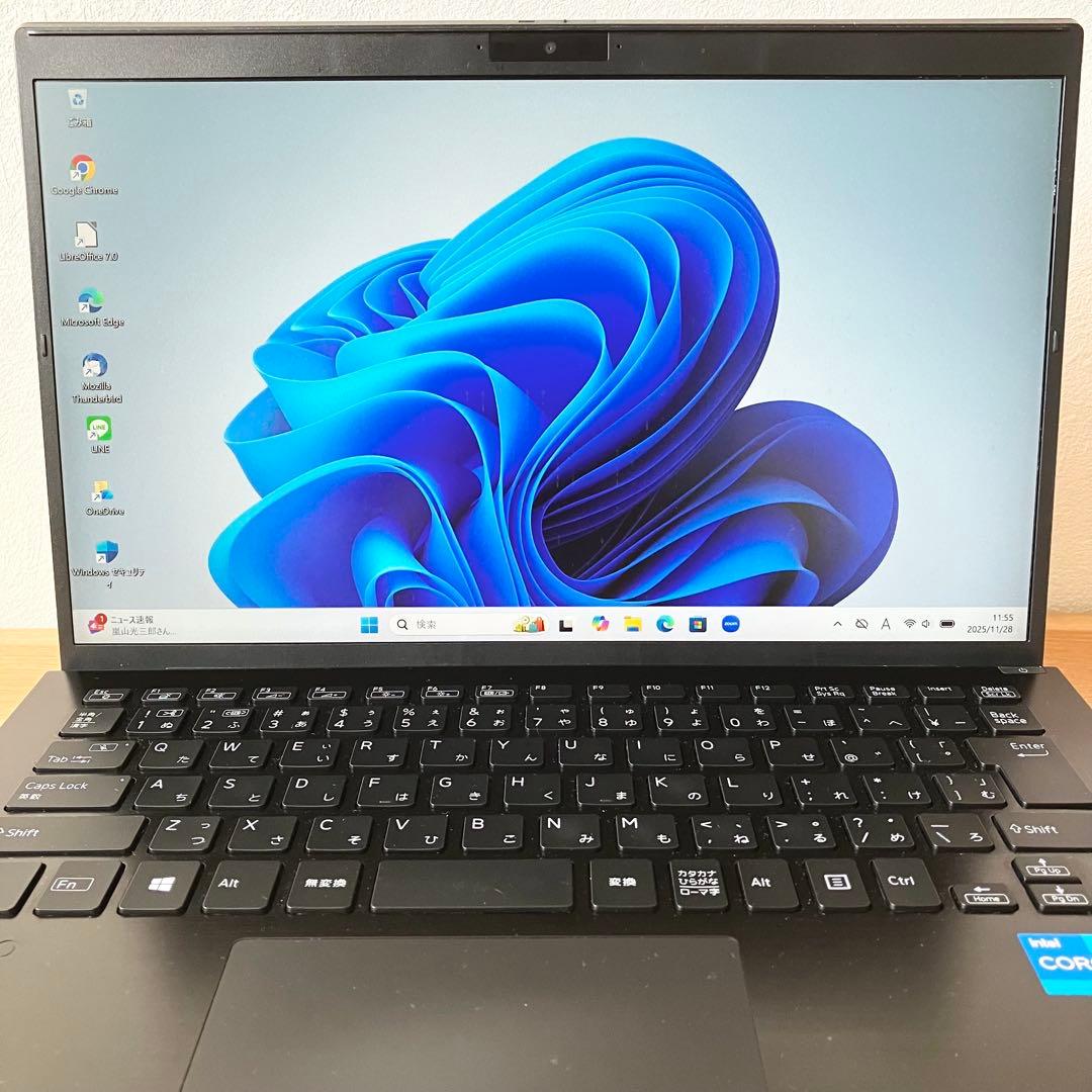 VAIO/16G/バッテリー良好/SSD/Windows11/黒/ノートパソコン