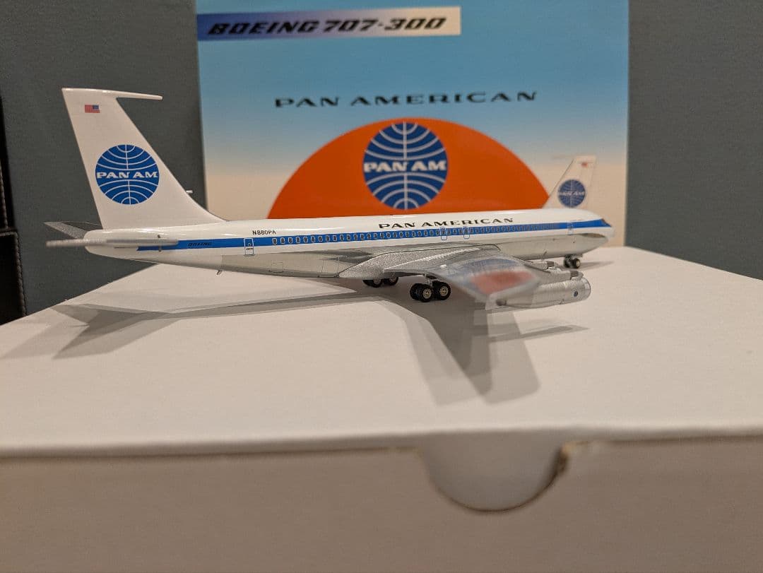 【新品・希少】PANAM パンナム ボーイング707 inflight200