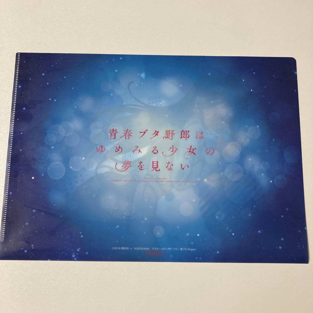 ⚡非売品/新品未使用⚡青ブタ 桜島麻衣 限定クリアファイル