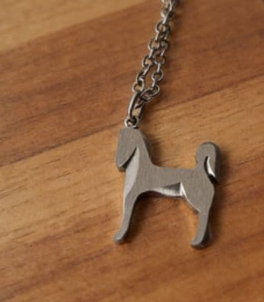 HERMES 馬のモチーフ メタル ネックレス シルバー