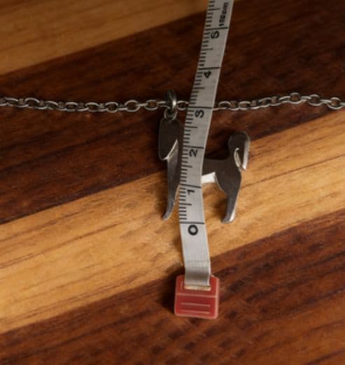 HERMES 馬のモチーフ メタル ネックレス シルバー