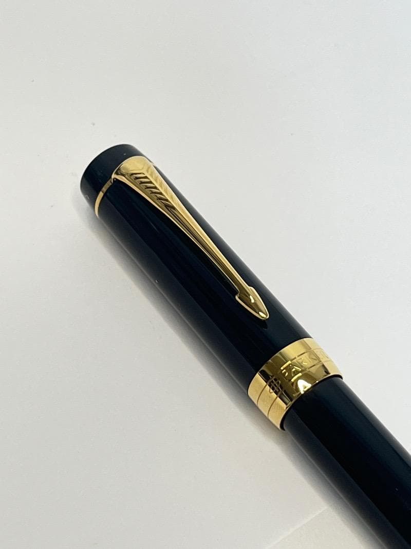 パーカー デュオフォールド クラシック ブラックGT センテニアル 万年筆 F