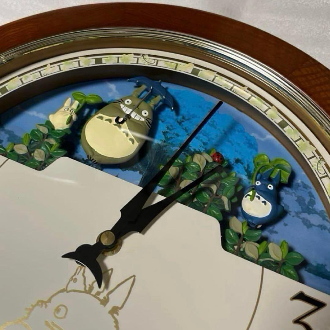 完動品 スモールワールド となりのトトロ からくり時計 メロディ オルゴール
