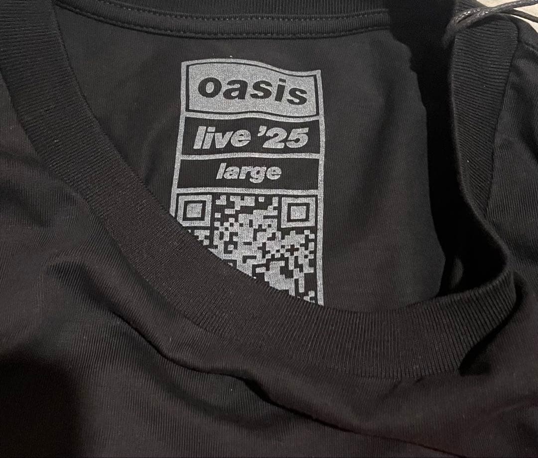 ◆UK限定◆oasis live '25 ワンダーウォール　Tシャツ　L