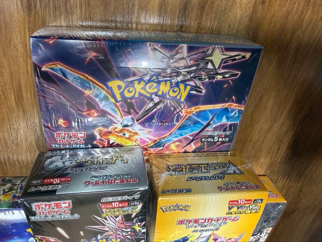 新品未開封】ポケモンカードゲーム 5box まとめ売り シュリンク付き