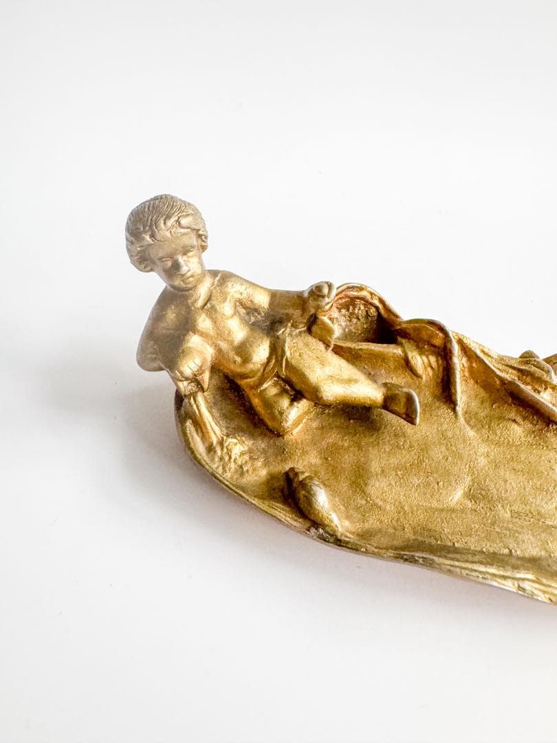 フランス アンティーク トレイ 真鍮 ブロンズ