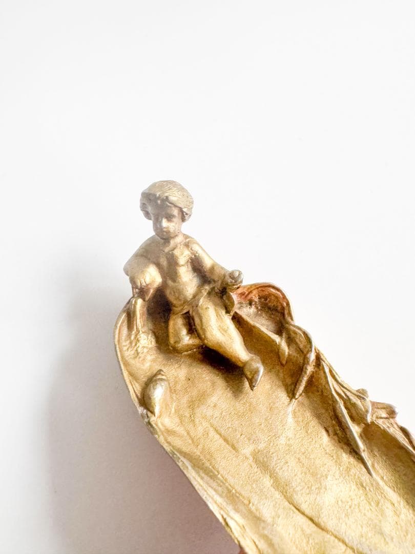 フランス アンティーク トレイ 真鍮 ブロンズ