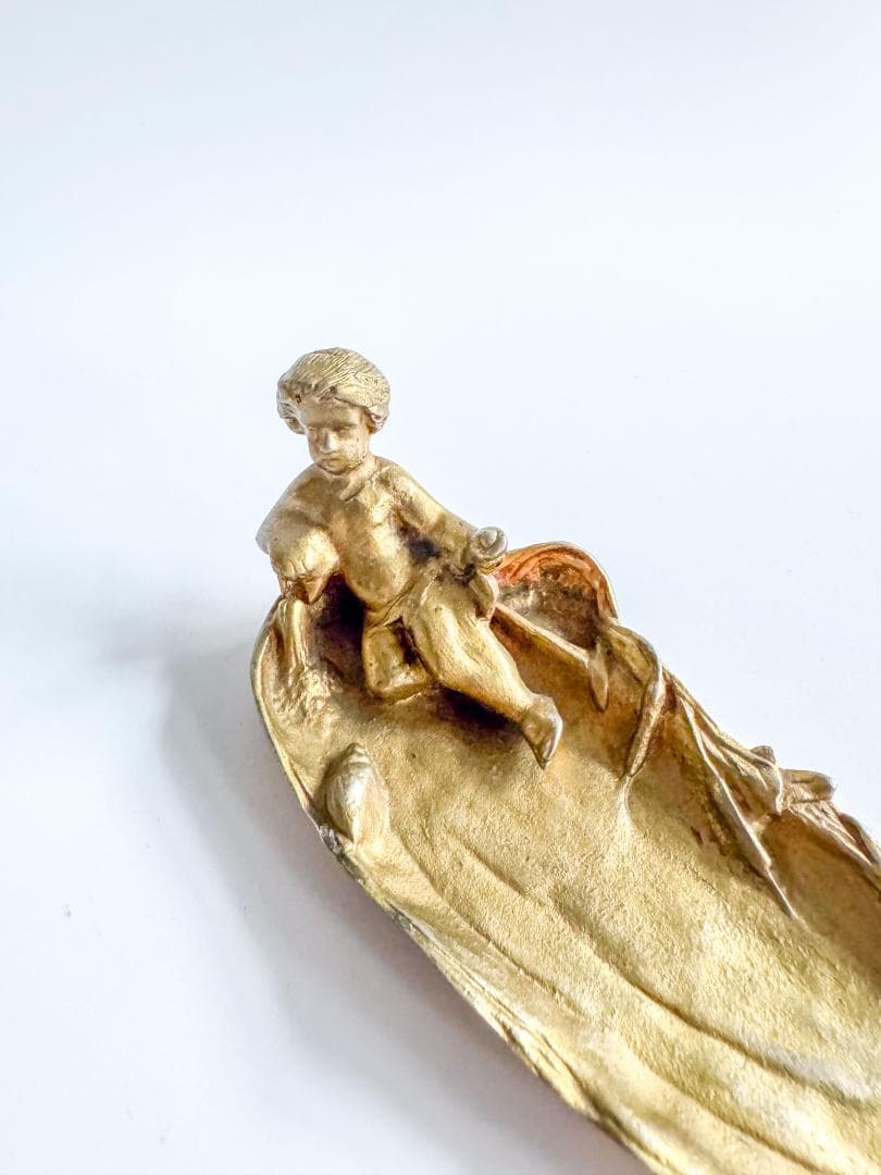 フランス アンティーク トレイ 真鍮 ブロンズ