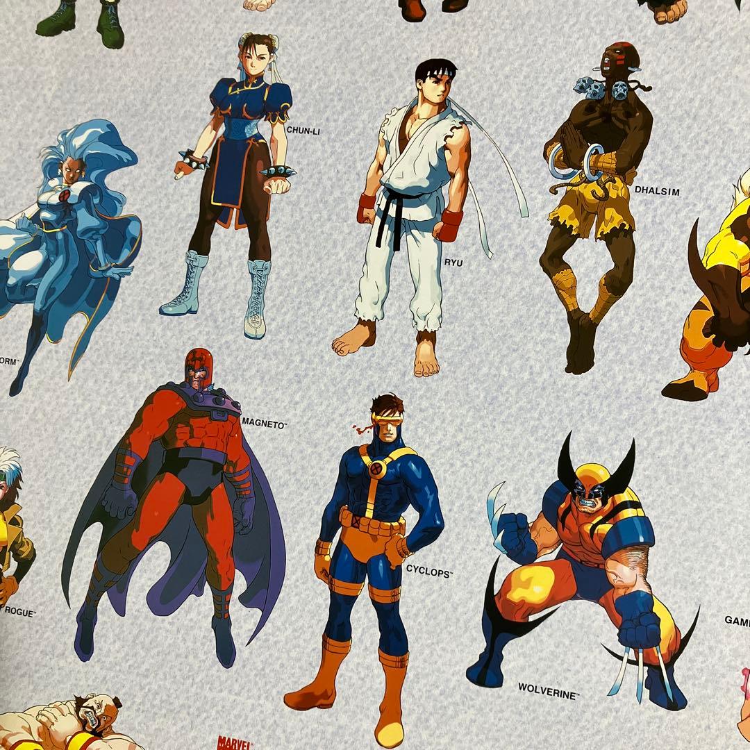『エックスメン VS. ストリートファイター』販促ポスター　CAPCOM　非売品