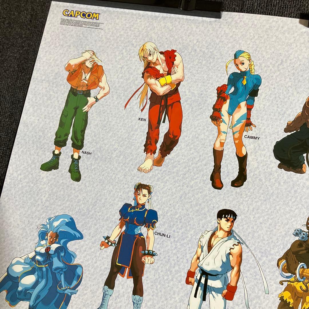 『エックスメン VS. ストリートファイター』販促ポスター　CAPCOM　非売品