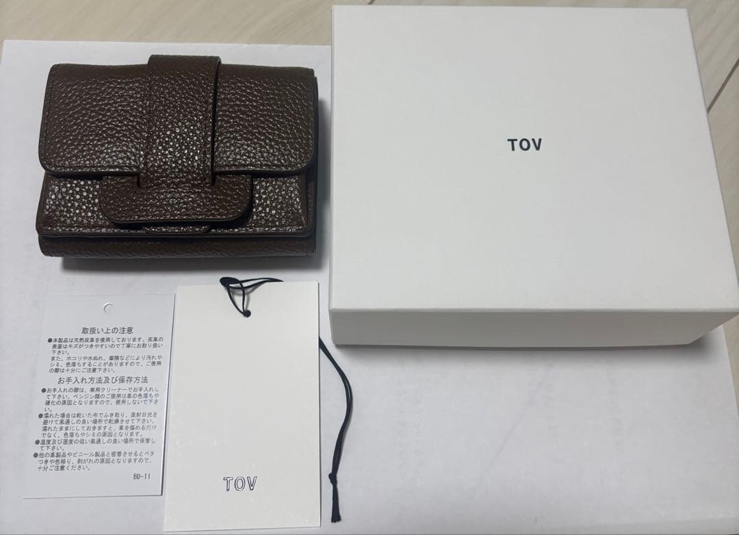 tov/トーヴ SLOBE別注 ミニウォレット 三つ折り財布