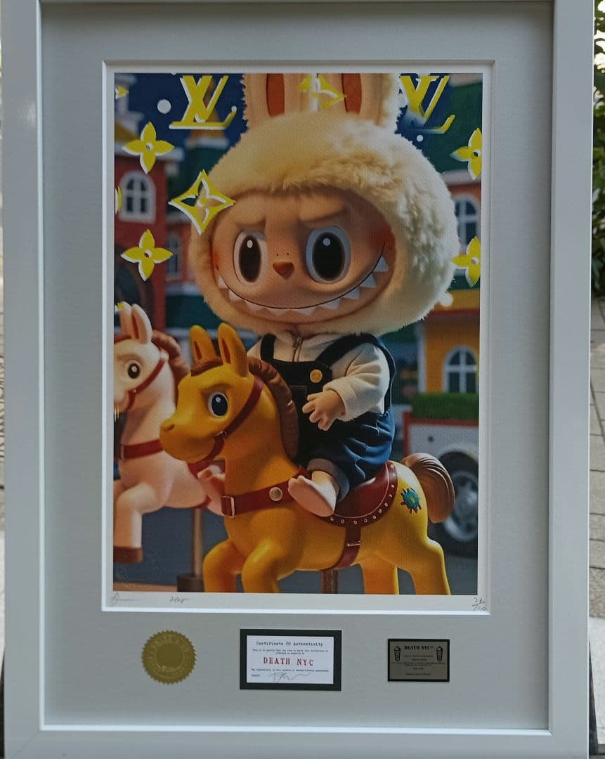 DEATH NYC BF355 サイン、ナンバー、COAあり