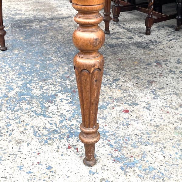 アンティーク　ダイニングテーブル　シャビィ　ロココ調　ワークテーブル