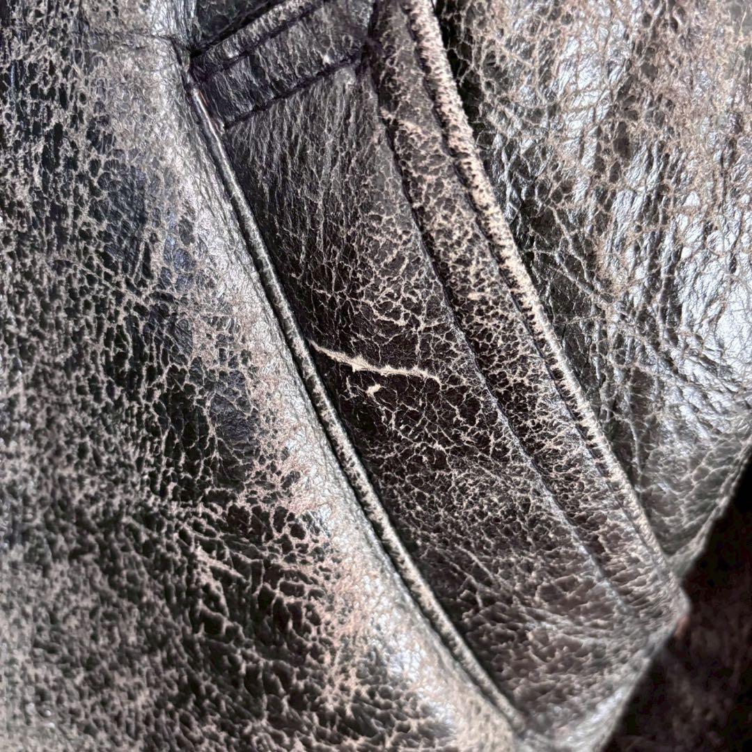 ◆アヴィレックス【L】フライトジャケット レザージャケット ボア付き A-2