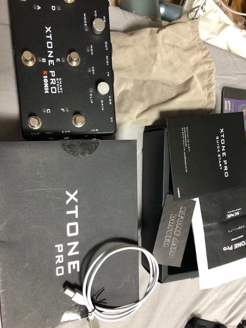 xsonic XTONE PRO オーディオインターフェースmidiスイッチ