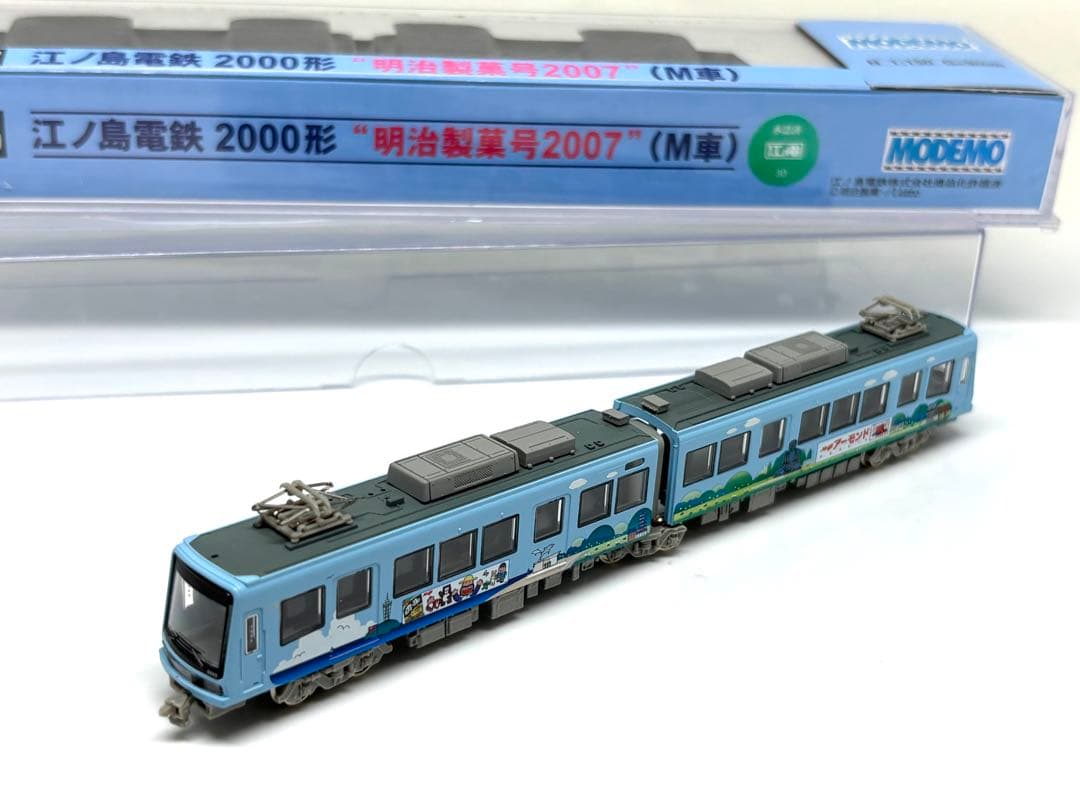 希少レア！江ノ電2000形 明治製菓号2007 モデモ Nゲージ