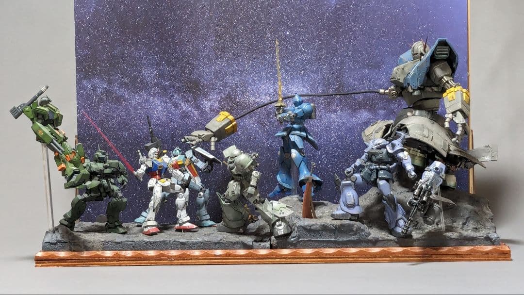 B*f様 ジオラマ　ガンプラ