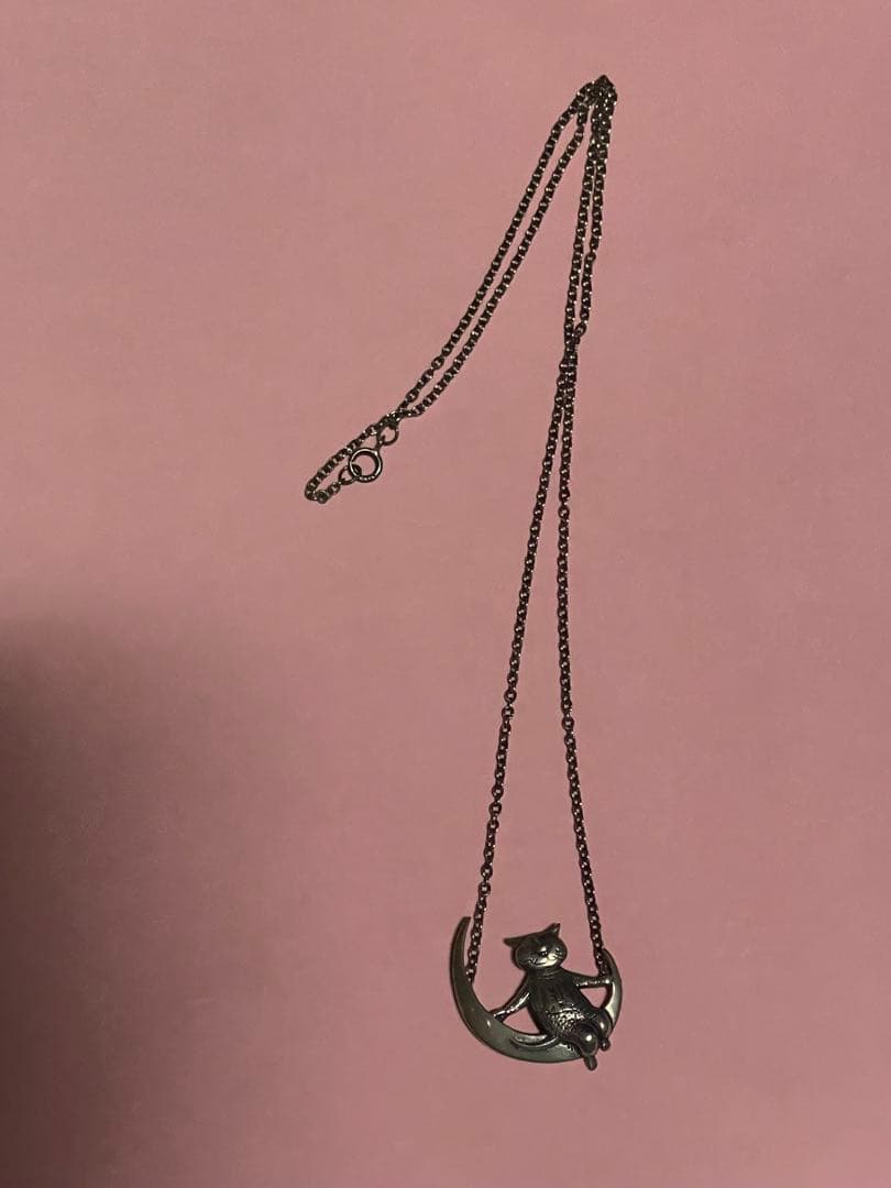 エドワード・ゴーリー　猫　ネックレス