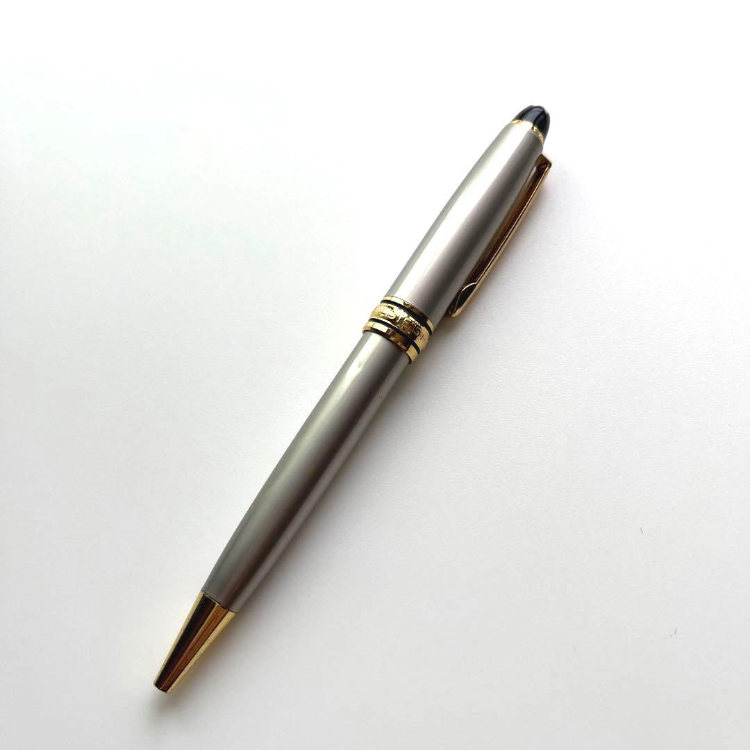 MONTBLANC マイスターシュテック　ボールペン　シルバー×ゴールド