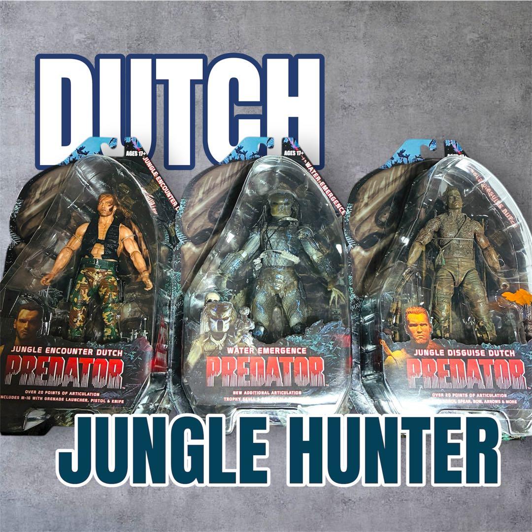 【週末限定！】NECA プレデター　フィギュア　シリーズ9 未開封　3体　豆魚雷