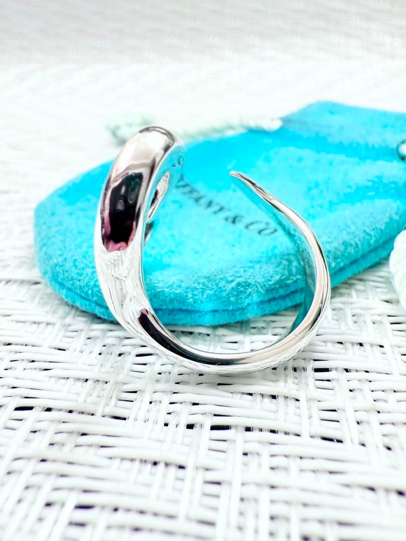 ティファニー　オープンハートリング　指輪　14号 研磨洗浄済み　925