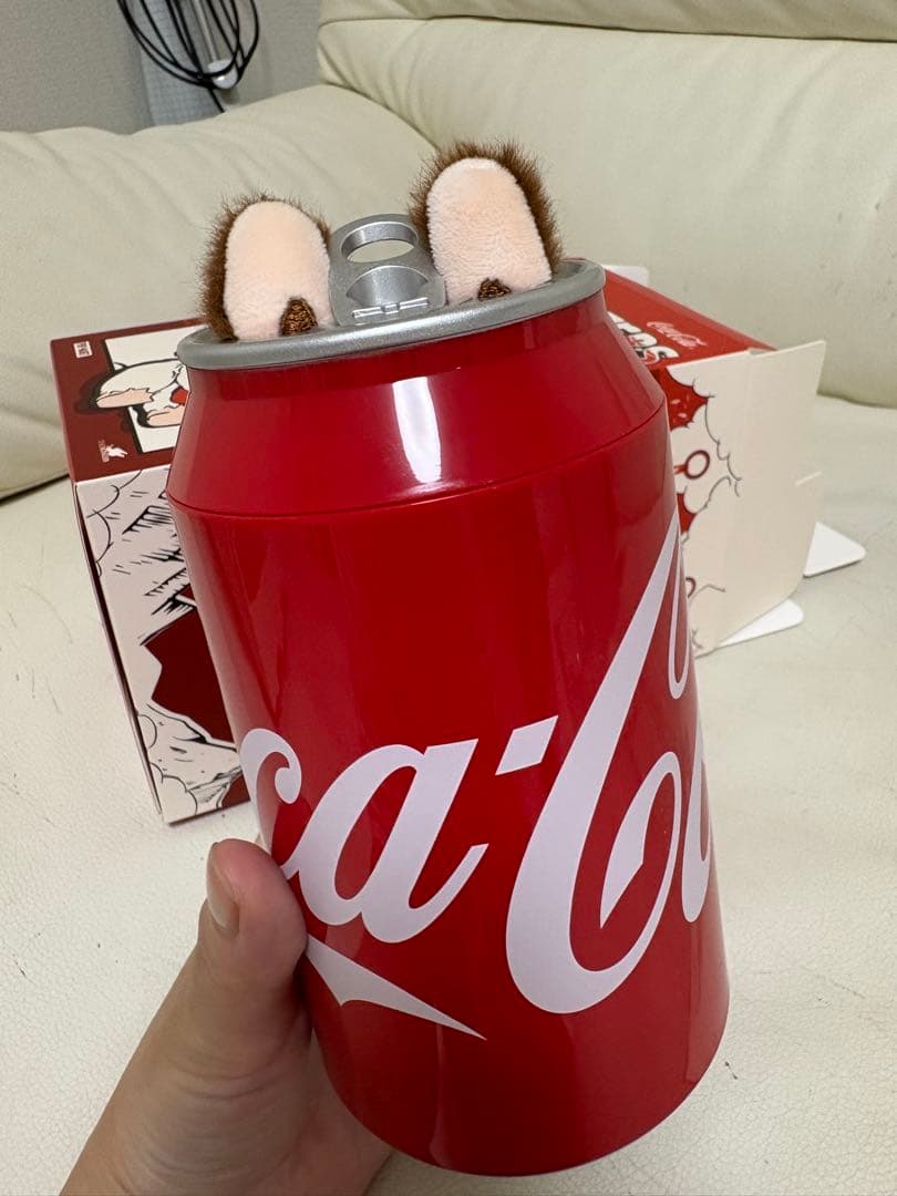 コカコーラ　ラブブ　Labubu ぬいぐるみ　シークレット