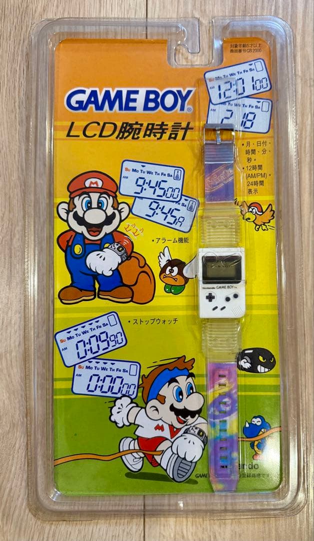 GAME BOY LCD腕時計 マリオデザイン