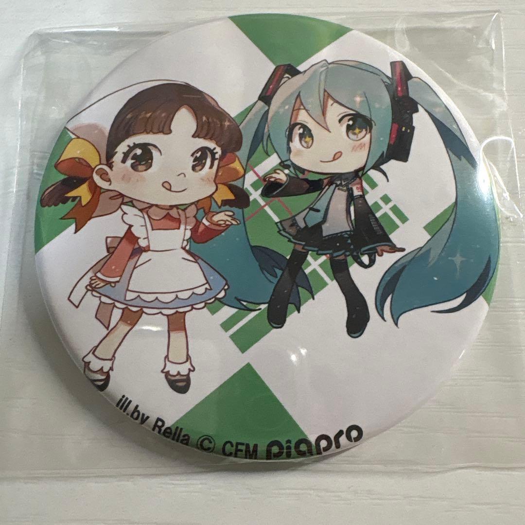 初音ミク　缶バッジ　不二家　Rella マジカルミライ2019 マジミラ