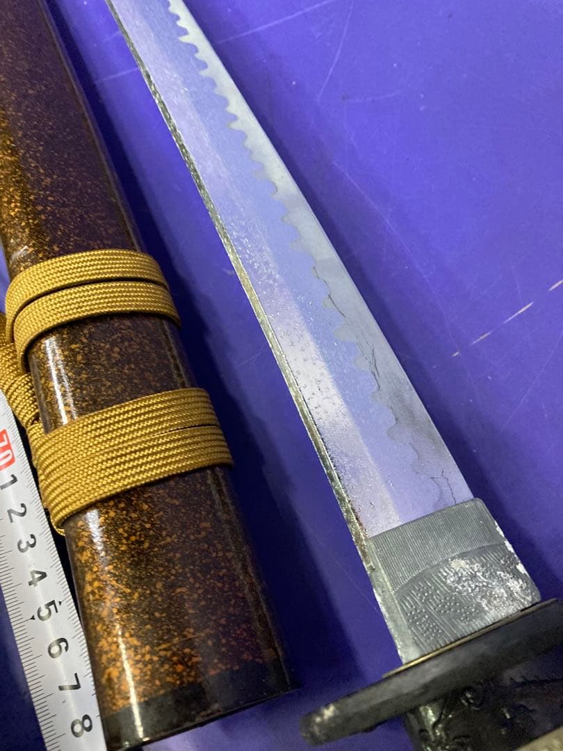 G）模造刀 日本刀 太刀 脇差 大小 2本セット