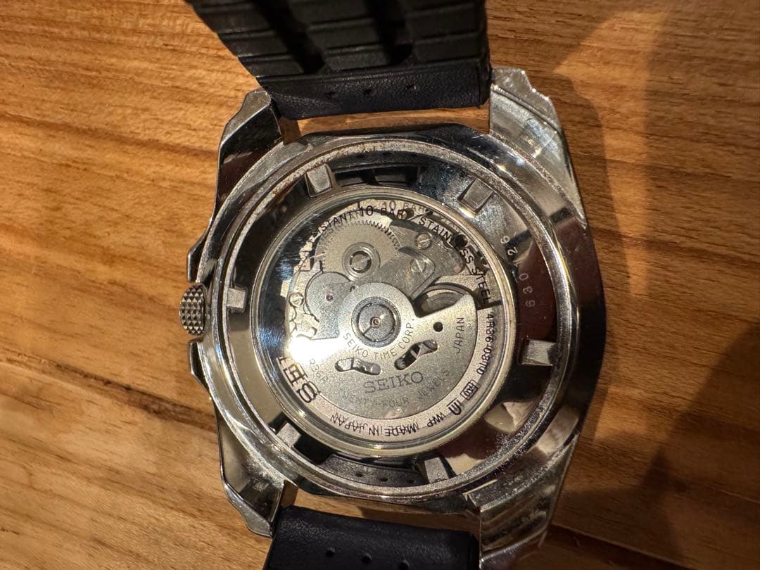 SEIKO 5 自動巻き ダイバーズウォッチ ネイビー