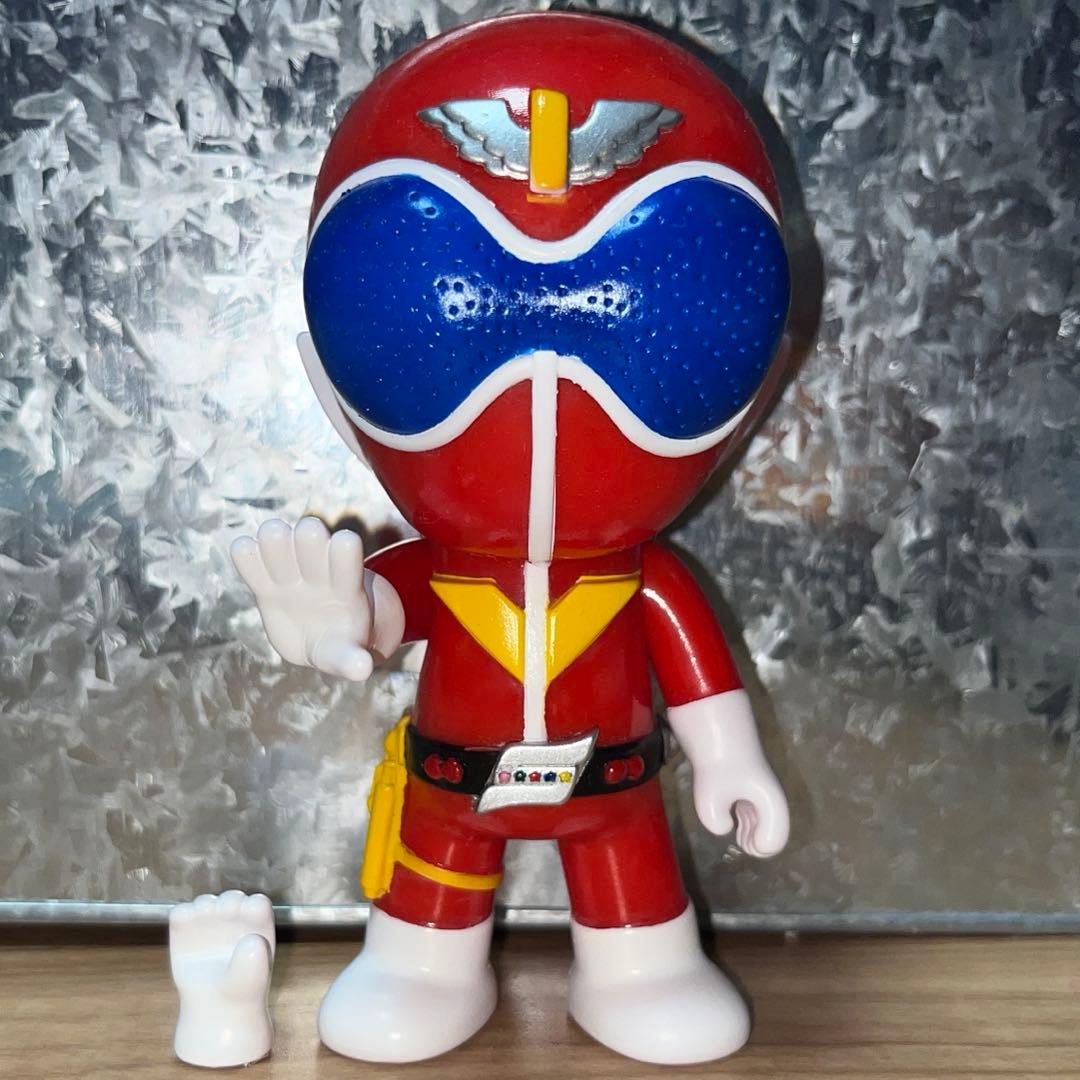 i*6様 アカレンジャー　ソフビ　みかんかっぱ　YASUYUKI KOBAYAS