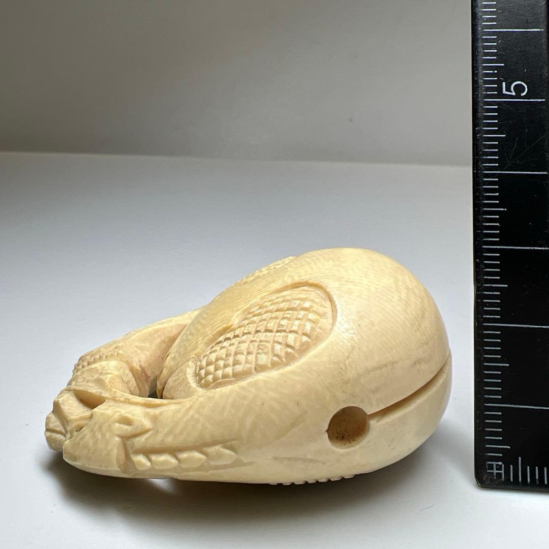 極上木魚根付　45g 東Y8-0109☆2Fタエチ