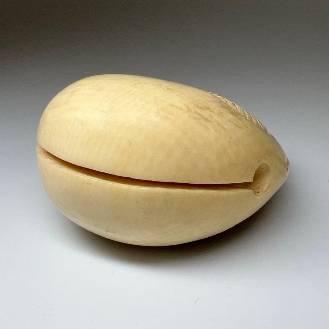 極上木魚根付　45g 東Y8-0109☆2Fタエチ