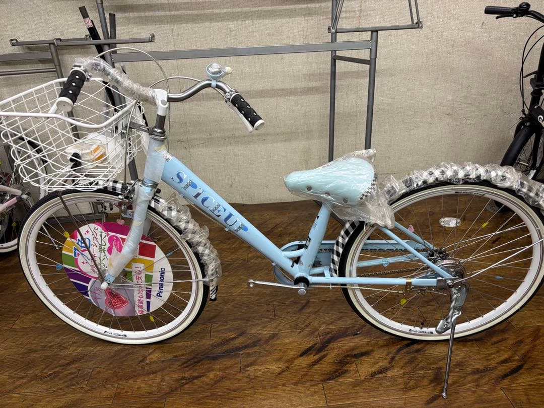 【閉店処分】子供自転車　24インチ　オートライト