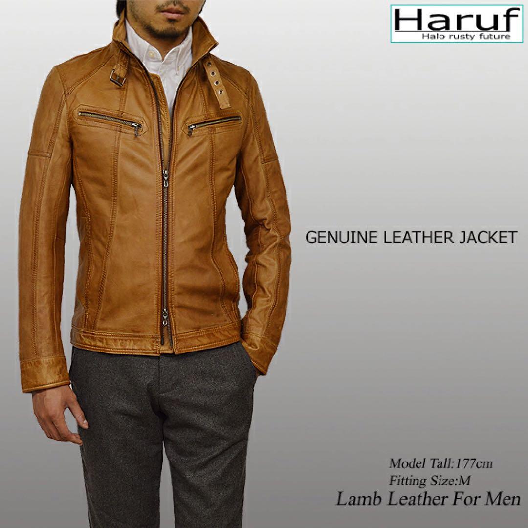 ゆ*う様 新品 本革 革ジャン レザージャケット ライダースジャケット メンズ