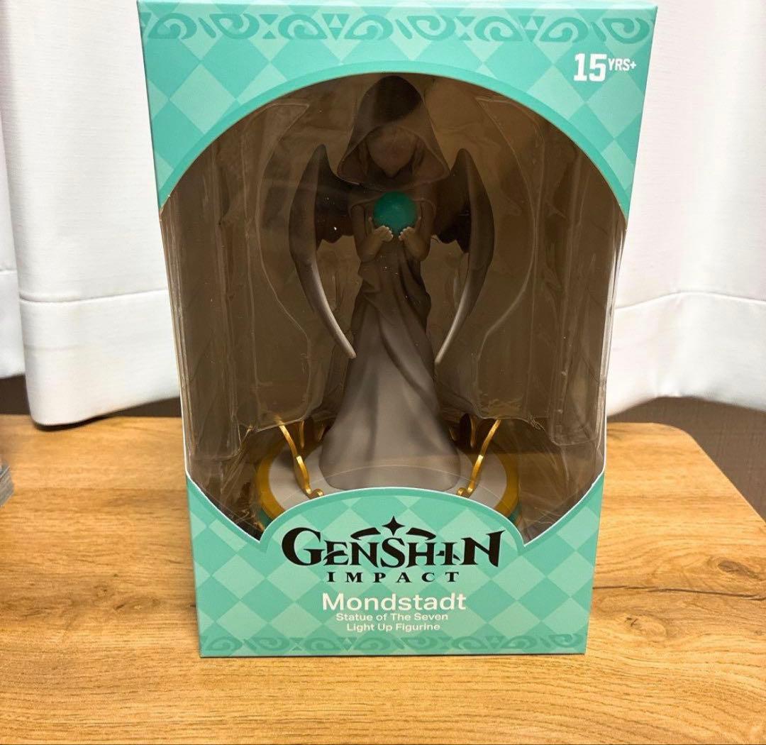 公式正規品 原神 ウェンティ 七天神像 風 発光フィギュア