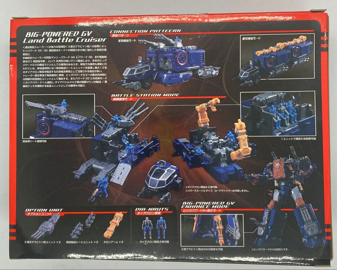 タカラトミー ダイアクロン DA-19 ビッグパワードGV 連結戦闘トレーラー