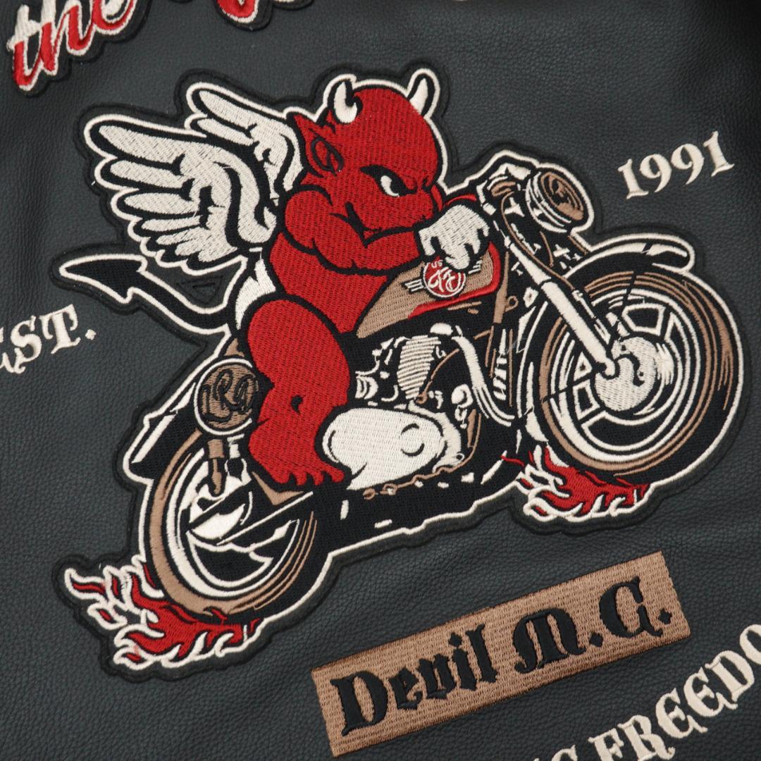 TEDMAN 100着限定 シングルレザージャケット 40 ダブルジップ