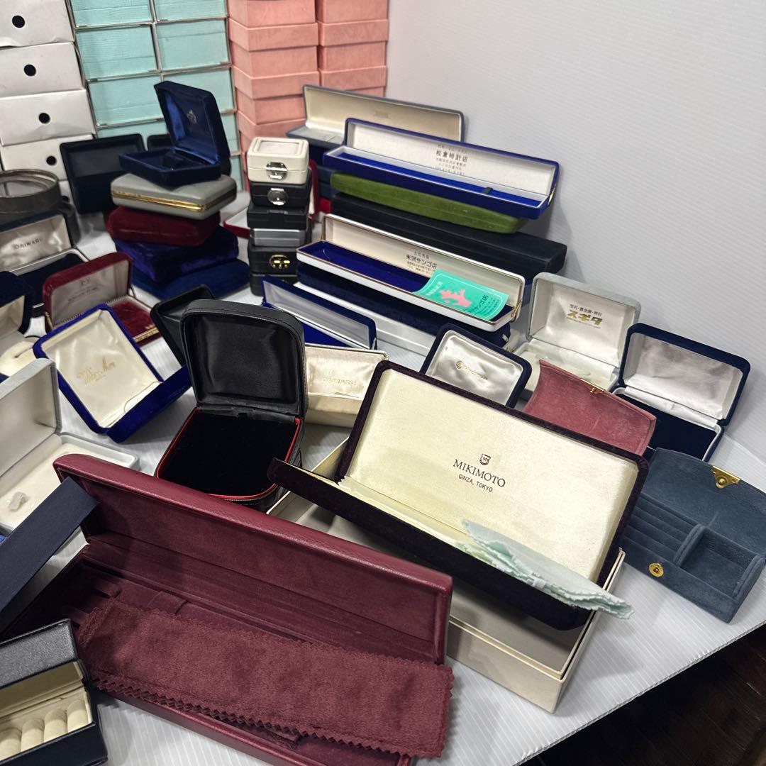 【超大量148点】ジュエリーケース アクセサリーケース 他 空箱 まとめ売り