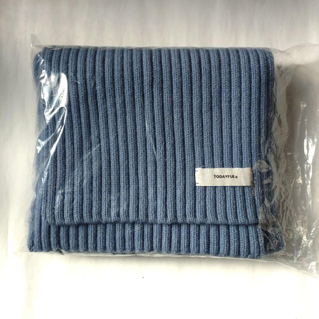 小物 TODAYFUL Rib Knit Muffler