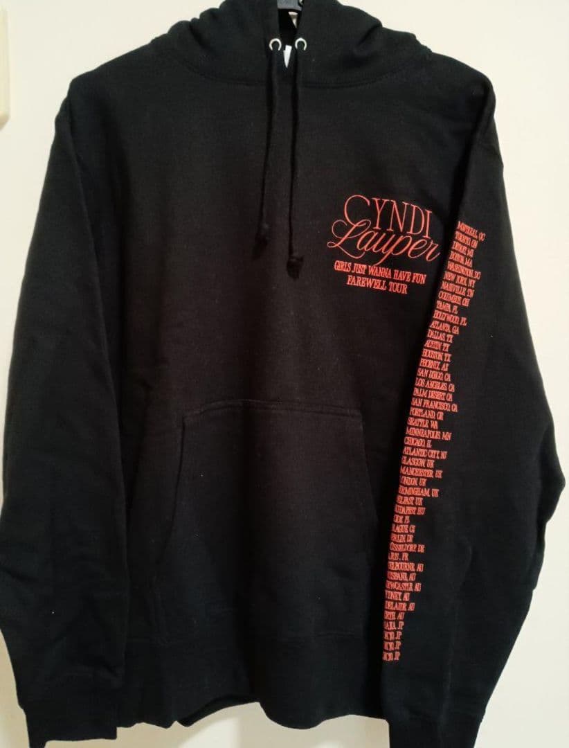 シンディローパー farewell tour パーカー Lサイズ