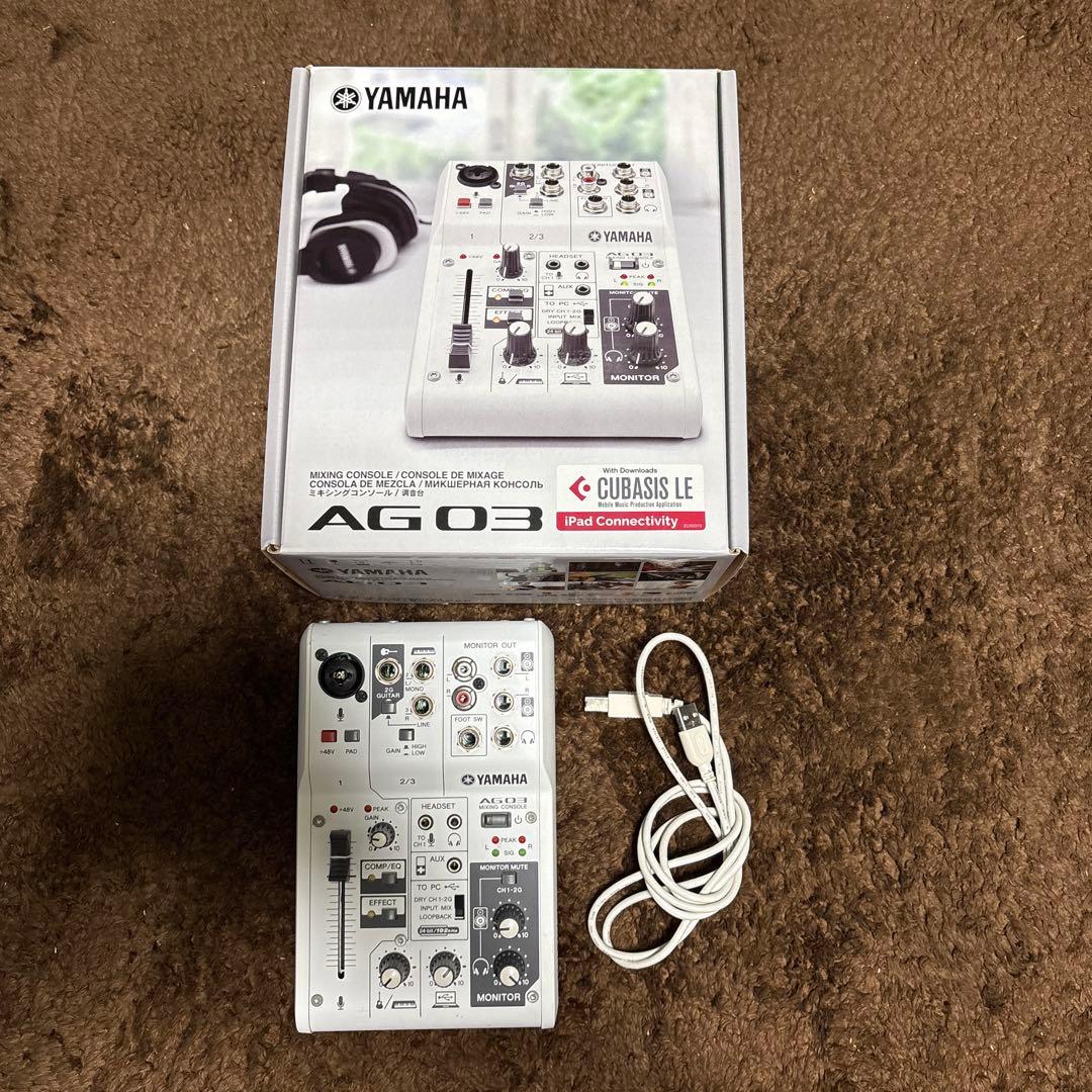 YAMAHA AG03 Audio-Technica AT2020 セット