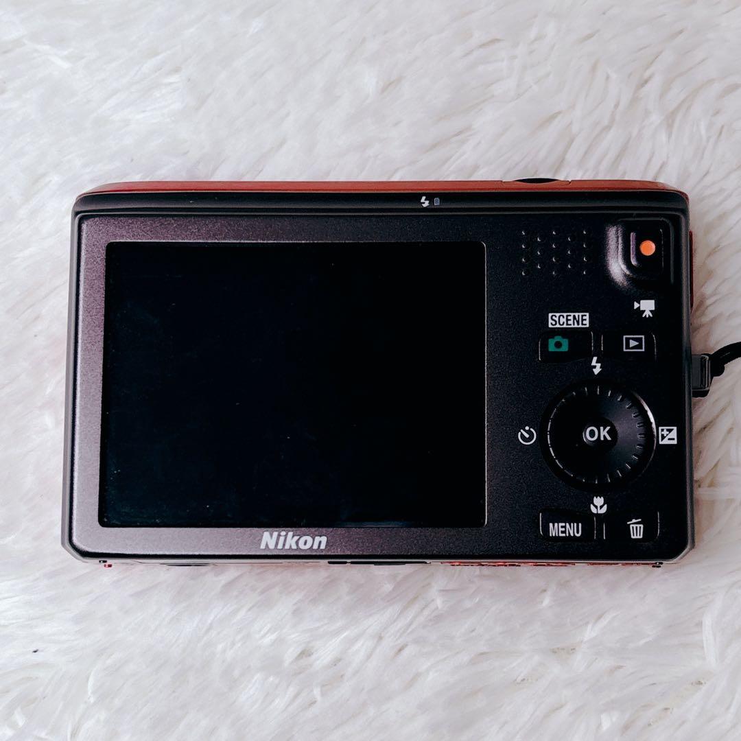 極美品✨NIKON COOLPIX S6300 レッド コンデジ デジカメ 赤
