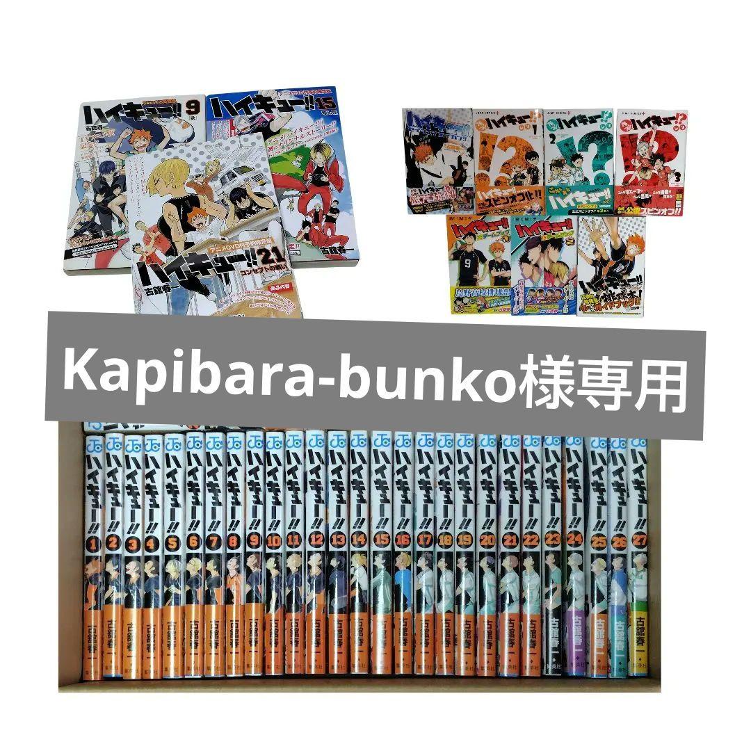 【特装版・初版・特典あり】ハイキュー!! コミックセット+関連本