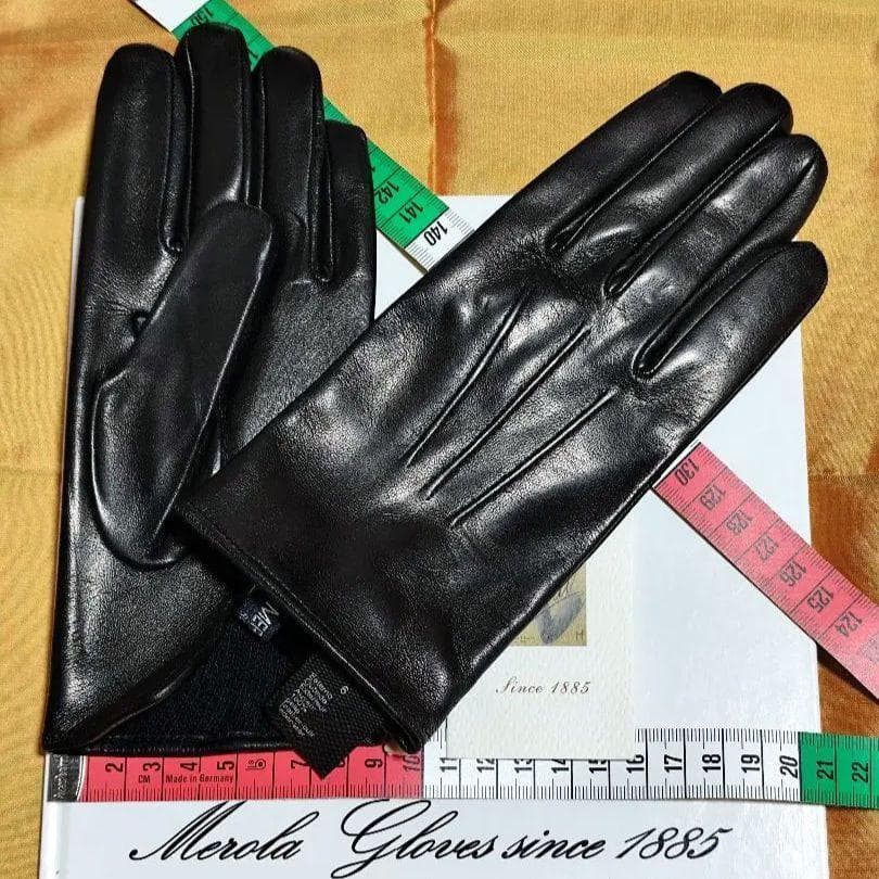 初売り メローラ ナッパ黒 ライニングなし グローブ 革手袋 MEROLA