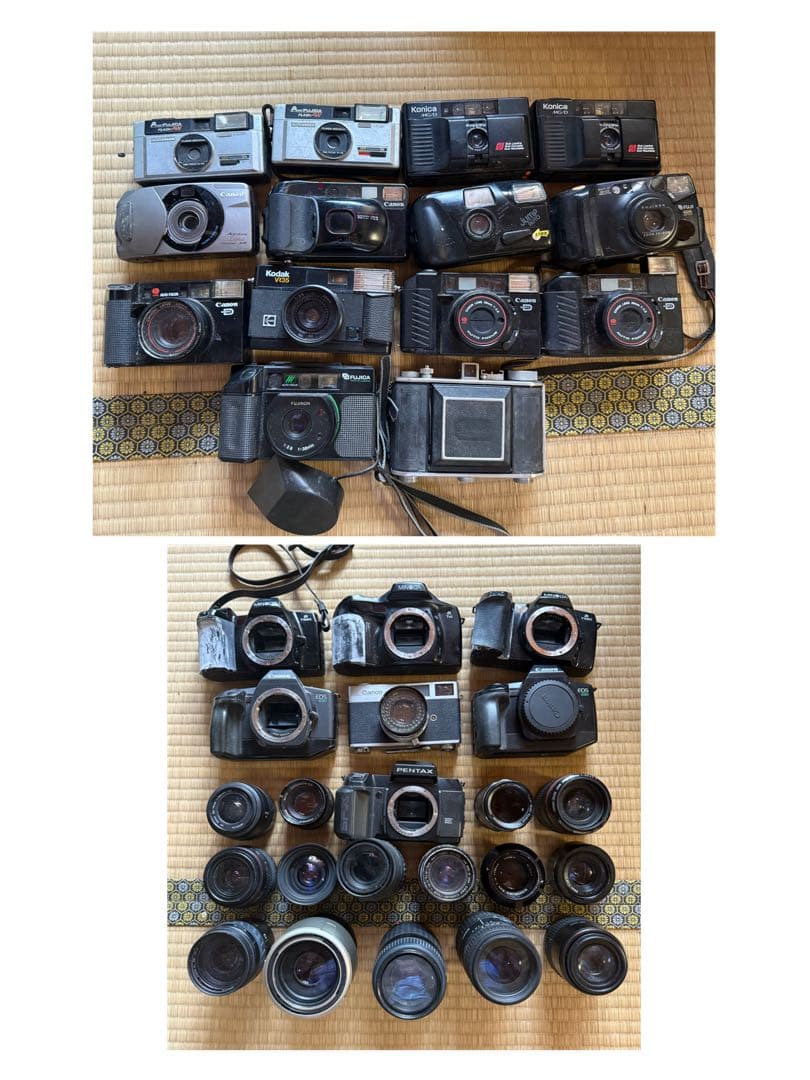 【O-1698】カメラ フィルムカメラ レンズ まとめ Canon ミノルタ