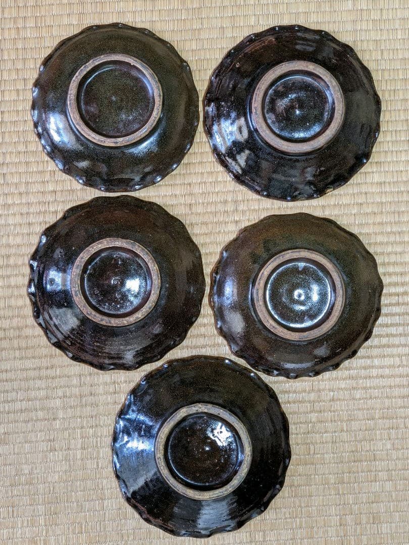 ⭐民藝 用の美！希少 昭和時代初期 琉球 沖縄 壺屋焼 魚紋皿 人間国宝 骨董品