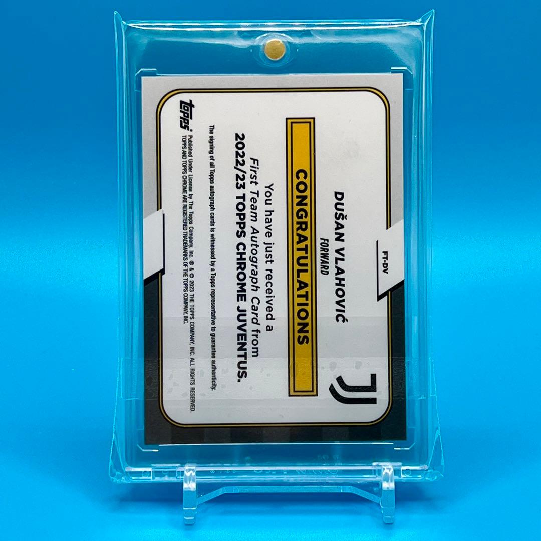 22-23 Topps Chrome VLAHOVIC 直筆サイン 50シリ