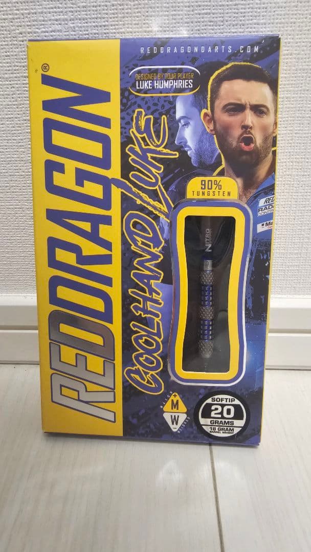 【美品】RED DRAGON COOLHAND LUKE ダーツ 20g